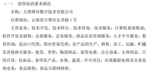 博導股份戰略布局數字技術領域，擬投資500萬設立全資子公司大理博導數字技術